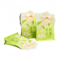 Ritszak van Mylar plastic, bedrukt, food grade, aanpasbaar, aluminiumfolie, Doypack verpakking, staande zak voor thee, koffie, koekjes