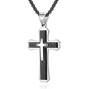 Designer religione cristiana Non appannamento Non appannamento impermeabile titanio acciaio inossidabile ciondoli uomo uomo - Product Image 3