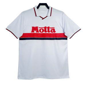 ชุดเล่นฟุตบอล1993/94ย้อนยุคเสื้อทีมมิลานแขนสั้นระบายอากาศได้ดีสำหรับการแข่งขันในสโมสรยุโรป - Product Image 1