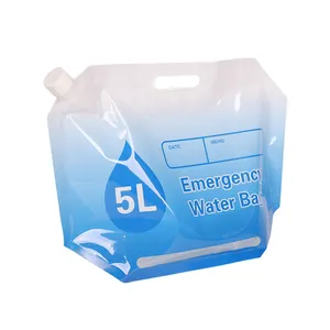2021 New Safety Seal Portable Sachet Water Bags 5 Liter Packing Handbags Pouches For Drinks Juices