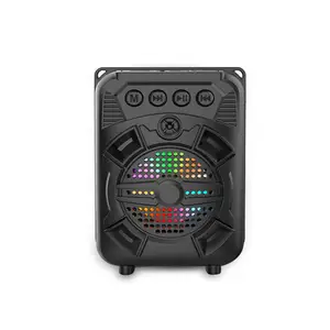 ZQS 1315免费样品户外便携式RGB光大声声音无线低音炮Tws迷你小扬声器