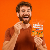 Gummies Protéinés Saveur Fruit Naturel avec 10g d'Isolat de Protéine de Lactosérum pour la Croissance Musculaire – Vente en Gros Usine, Marque Privée Personnalisée