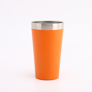 Tasse thermos en acier inoxydable à double paroi sous vide de 473ml avec revêtement en poudre pour bière et café - Product Image 1