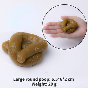 Vente d'usine Nouveauté Squeeze <span class=keywords><strong>Merde</strong></span> Jouets Hot Stool Joke Trick pour Garçons et Filles en PVC TPR - Product Image 5