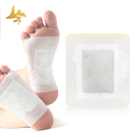 Patchs adhésifs jetables en herbes naturelles d'armoise pour les pieds, en non-tissé, pour le soin des pieds