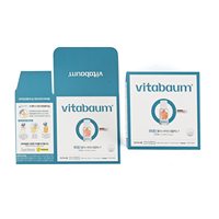 Boîte d'emballage alimentaire personnalisée en usine, boîte d'emballage de suppléments vitaminiques mate, boîte en papier de luxe avec logo