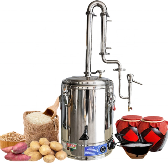Home Use Restaurant Grade Moonshine Maker Custom Alcohol Distiller with Stainless Steel Construction