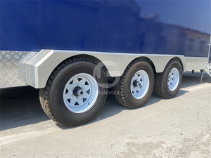 รถพ่วงโถส้วมเคลื่อนที่แบบพกพาสำหรับห้องน้ำหรูหราปรับแต่งดีไซน์สวย - Product Image 4