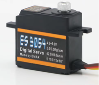 Nouveau servo numérique Emax ES3054 17g 3.5kg 0.13sec 23T à engrenages métalliques pour avion RC, mise à niveau ES3154