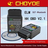 Lecteur de codes de diagnostic automobile ELM327 V2.1 OBD2 pour la lecture des codes de panne du moteur, outil de diagnostic de véhicule 12V, compatible OLIVER