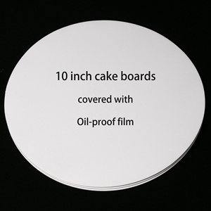 XJH Boîtes à gâteaux en papier portable <span class=keywords><strong>Jello</strong></span> blanc à 3 niveaux avec fenêtre 12x12x5 Design Prix raisonnable Boîte à gâteaux de mariage - Product Image 2