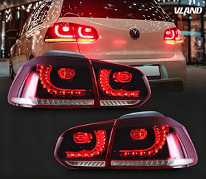 <span class=keywords><strong>Feux</strong></span> <span class=keywords><strong>arrière</strong></span> <span class=keywords><strong>LED</strong></span> complets avec clignotants séquentiels pour VW <span class=keywords><strong>Golf</strong></span> <span class=keywords><strong>6</strong></span> MK6 2008-2013, certifiés E-MARK - Product Image 1