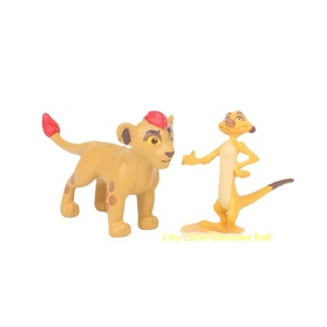 12 Little Lion Hand Doll Rhino Hippo Lion King Modelo Juguete Escena Adornos Película Animación Plástico Frozen Personajes Original - Product Image 4
