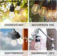 Ampoule LED à filament S14 G45 pour extérieur, 1W 2W, basse tension DC3V 12V 24V, en promotion