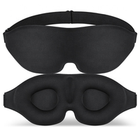 Masque pour les yeux bio 3D Silk Sleeping Masque de sommeil réglable Silk 3D Satin Personnalisable Masque pour les yeux profilé Private Label avec boîte