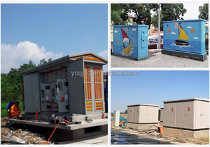 Hochspannungs-Vertikal-Komplettanlage YB Außen-Stromversorgung Maßgefertigte Europäische Box-Typ Umspannwerksbox Vorgefertigte Schaltanlage - Product Image 5
