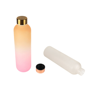 Botella de Agua Deportiva de Plástico de 1000 ml, Portátil, Económica, de Boca Estrecha, con Degradado Esmerilado, para Yoga, con Logotipo Personalizado - Product Image 5