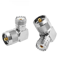 Adaptateur coaxial RF de qualité supérieure, directement de l'usine, prise mâle UHF PL-259 vers prise femelle UHF SO-239, convertisseur