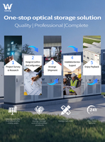 Batería de Iones de Litio Wattzing de 261 kWh con Certificación CE, Refrigerada por Aire, Garantía de 10 Años, 8000 Ciclos para Sistemas Híbridos de Red, Protección IP54
