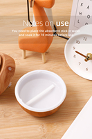 Mini Humidificateur d'Air Électrique USB 200ml avec Lumière LED, Diffuseur d'Arômes Grain de Bois pour Parfums d'Intérieur, Diffuseur d'Huile Ultrasonique à Brume Froide