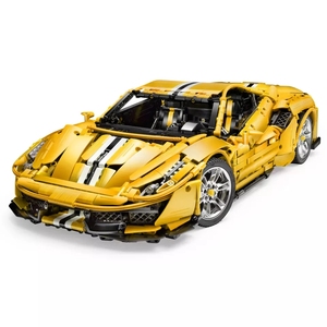 Cada Xe Đua Điều Khiển Từ Xa C61057 Moc 1:8 Khối Xe Đua Siêu Tốc Màu Vàng Master Bộ Đồ Chơi Lắp Ráp Xe Hơi Đồ Chơi Lắp Ráp 3187 Chiếc - Product Image 4