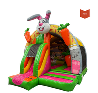 Château gonflable de Pâques YZ Commercial, lapin gonflable, château de lapin, carotte gonflable à vendre