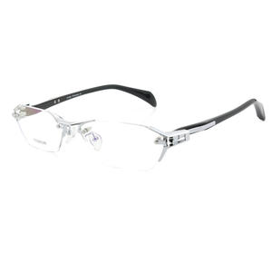 <span class=keywords><strong>Gafas</strong></span> Unisex de Titanio Puro Hechas a Mano EISHEE con <span class=keywords><strong>Filtro</strong></span> de Luz <span class=keywords><strong>Azul</strong></span>, Estilo Clásico, Combinan Bien con la Personalidad, Nueva Estructura, Tamaños para Miopía - Product Image 1