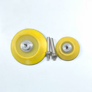 <span class=keywords><strong>2</strong></span>/<span class=keywords><strong>3</strong></span> pouces crochet et boucle tampons de support de ponçage 1/4 pouces tige disques de ponçage adaptateur de tampon pour Air Die meuleuse ponceuse outil rotatif - Product Image 2