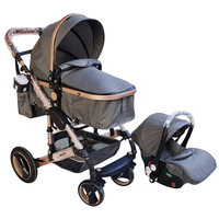 Système de voyage bébé landau poussette Buggy chariot poussette pliant Kinderwagen 3in1 landau 4 en 1 landau pour bébé pour voyager