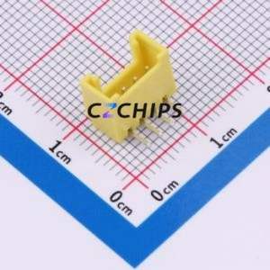 ZX-HY2.0-4PWZ-Y Wire-to-Board Pin Header Bent Lead Through Hole,P=2mm Connector 1x4P 2mm Right Angle Insert HY - Product Image 1