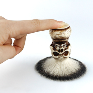 Brocha de Afeitar de Diseño Vintage con Forma de <span class=keywords><strong>Calavera</strong></span>, Cómoda para Barbería, para Barba, Espuma Facial, Afeitado Limpio - Product Image 3