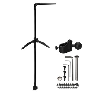 Velpaw - Caña de Pesca en Hielo con Transductor y 0 °   Soporte de montaje ajustable de 27.95-45 pulgadas de profundidad, ensamblaje de soporte de bola de 1.5 pulgadas - Product Image 4