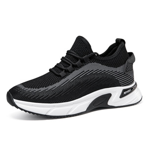 Zapatillas Deportivas para Hombre, de Caña Alta, Punta Redonda, Tejido Transpirable, Casuales, para Todas las Estaciones, Zapatos para Exteriores - Product Image 4