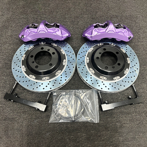 Étriers <span class=keywords><strong>de</strong></span> <span class=keywords><strong>frein</strong></span> légers <span class=keywords><strong>de</strong></span> qualité supérieure à 6 pistons, disques perforés et rainurés <span class=keywords><strong>de</strong></span> 380 mm pour <span class=keywords><strong>Chrysler</strong></span> <span class=keywords><strong>300C</strong></span> SRT 300S Pacifica Crossfire - Product Image 4