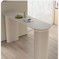 Hot Item Ins Style Table de bar pour appartement de ménage de couleur blanche