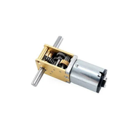 12Z-N20 Schneckengetriebemotor DC Untersetzungsgetriebe Kleiner Motor N20 Mikro-DC 12V Niedrigdrehzahlmotor Langsamlaufender Motor