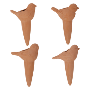 Esschert thiết kế đất nung tự cây waterer, đất nung tự tưới nước màu xanh tit tuyệt vời tit <span class=keywords><strong>Robin</strong></span> Chim Sẻ cây tưới nước gai - Product Image 1