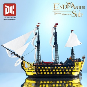 La Nave Pirata 6005: Puzzle per Bambini dei Caraibi, Blocchi da Costruzione, Giocattolo Transfrontaliero, Regalo di Compleanno - Product Image 2