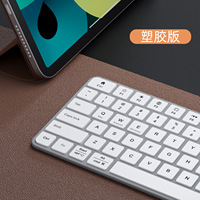 Keyboard Nirkabel Portabel Tipis Plastik Baru dengan Mode Ganda (BT*3+2.4G) 78 Tombol Pengetikan Senyap untuk IOS/Android/
