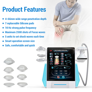 Nueva Máquina de Terapia de Ondas de Choque Electromagnéticas de 7 Cabezales con Pulsos Fuertes para Alivio del Dolor y Masaje Muscular 2025 - Product Image 5