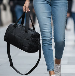 2-in-1 Puffer-Tragetasche und Umhängetasche mit Großer Kapazität aus Nylon für Frauen, Täglicher Arbeitsweg, Reisen und Einkaufen - Product Image 6