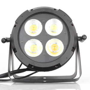 ไฟพาร์ LED COB 4 ดวง สำหรับภายนอกอาคาร กันน้ำ กำลังสูง 4x50W RGBW DMX - Product Image 1