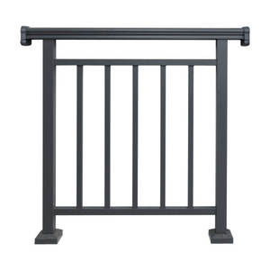Rampe de protection légère en alliage d'aluminium et acier inoxydable, résistante à la rouille, pour balcon extérieur, escalier, villa, cour et jardin - Product Image 6