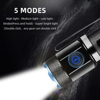 6000K Mini lampe de poche haute luminosité P50 LED Palm Torch Type-C USB Rechargeable lumière enfant dame sac à dos extérieur maison travail lampe