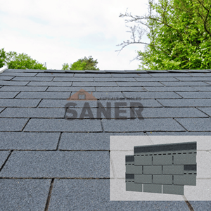 ไม้มุงหลังคาแอสฟัลท์<span class=keywords><strong>3</strong></span>แท็บทันสมัยสำหรับหลังคาที่อยู่อาศัย - Product Image 3