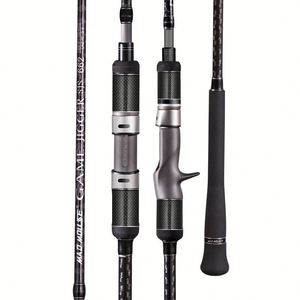 Canne à pêche verticale 1,98 m, 150-400g, guides Fuji, pour la pêche sportive au thon, lancer et pêche à la ligne, équipement de voyage - Product Image 1