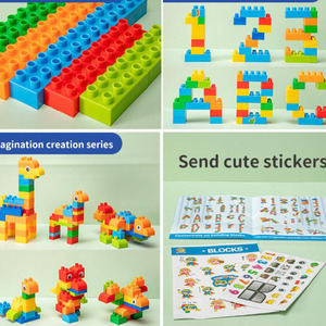 Children Creative Learn Education Puzzle Assembled <strong>Building</strong> <strong>Blocks</strong> Toys DIY Interactive <strong>Game</strong> Toys for Kids - Product Image 3