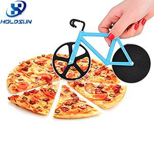 Rotella Tagliapizza a Forma <span class=keywords><strong>di</strong></span> Bicicletta in Acciaio Inossidabile, Personalizzabile, Divertente e Sicura per Alimenti, con Supporto per Tagliare la <span class=keywords><strong>Pizza</strong></span> - Product Image 4