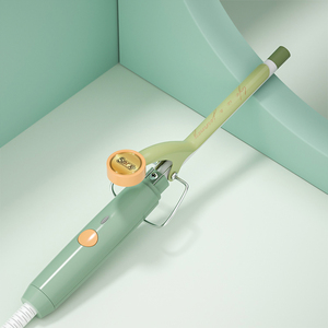 เครื่องม้วนผมไฟฟ้าแบบพกพาขนาดเล็กสีเขียว รุ่นปรับแต่งได้ สำหรับมืออาชีพ - Product Image 3