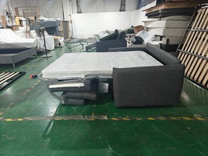 Sofá Cama Extraíble Moderno con Colchón |   Sofá Cama con Mecanismo Metálico Resistente |   Sofá Cama Convertible para Ahorrar Espacio en la Sala de Estar - Product Image 5